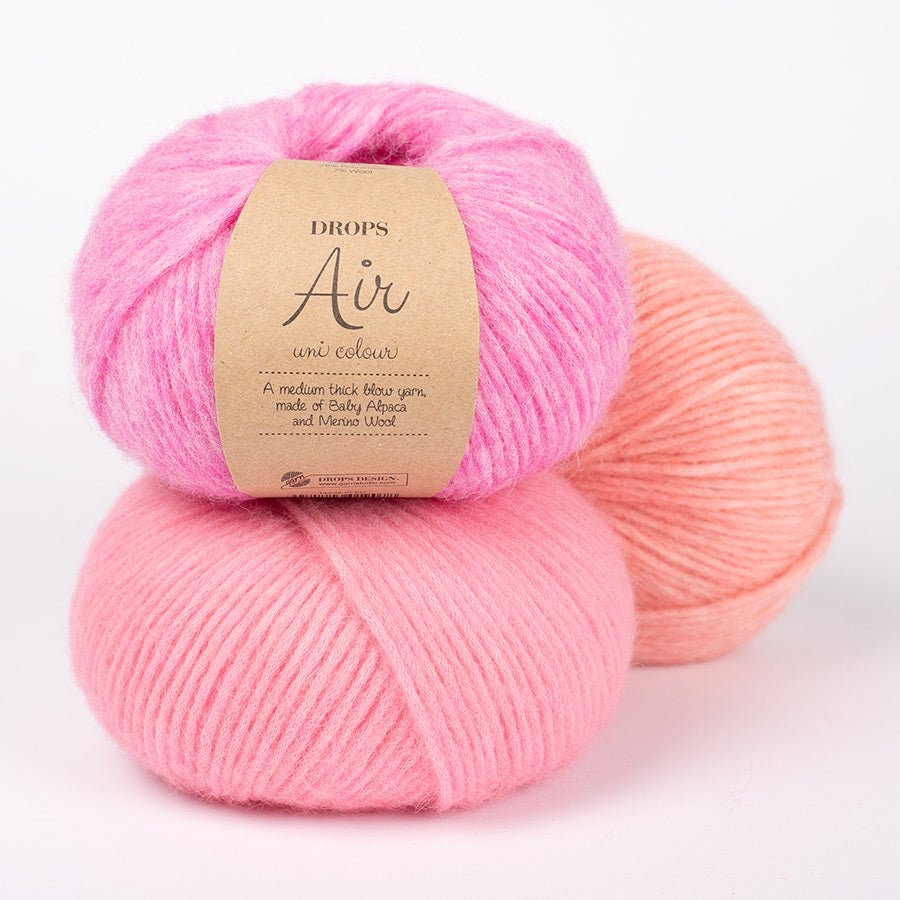 DROPS Air Yarn – Soft, Lightweight Aran Yarn with Baby Alpaca & Merino Wool for Knitting & Crochet - CamelliaYarns
