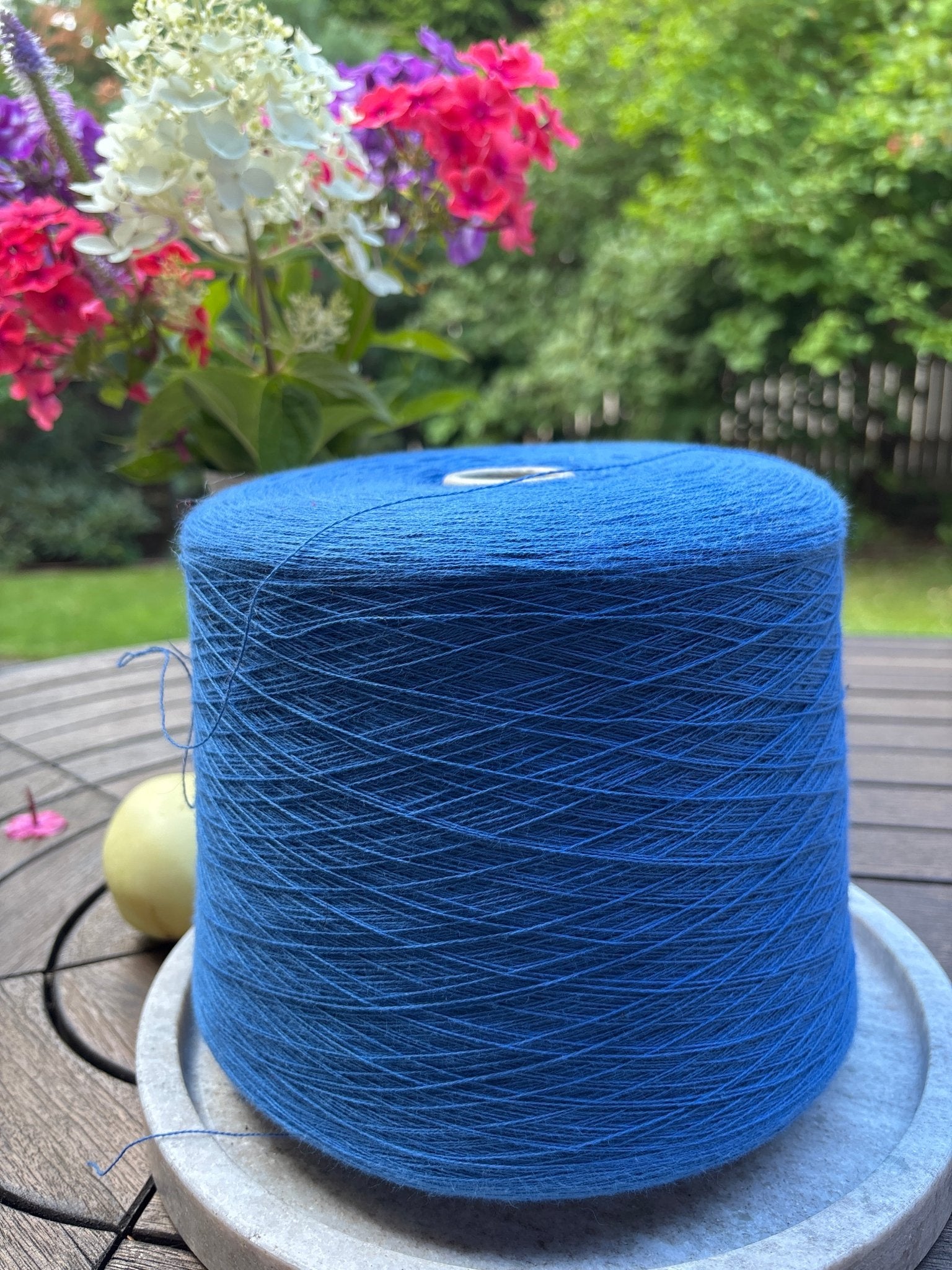 100% Cotton Yarn in Cone, 1.170 kg | Knitting yarn shop / dzijas veikals