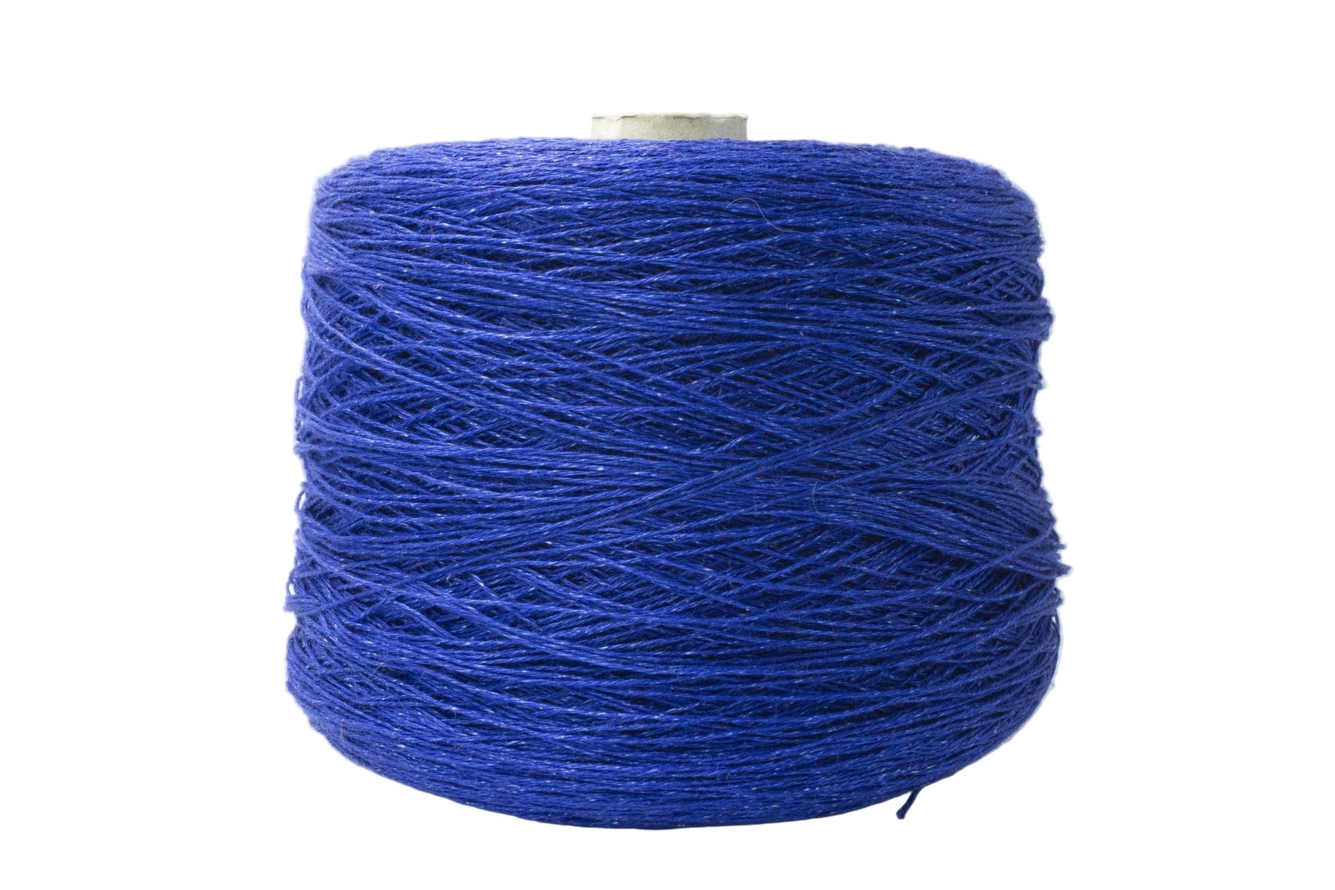 100% Linen Yarn on Cone, Bright Blue 0.94 | Knitting yarn shop / dzijas veikals