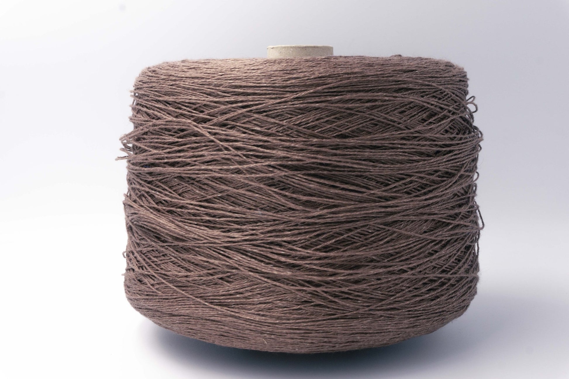100% Linen Yarn on Cone, Chocolate Color 1.05 | Knitting yarn shop / dzijas veikals