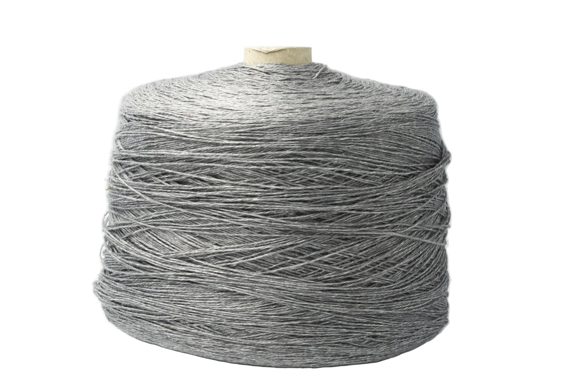 100% Linen Yarn on Cone, Grey 1.060 | Knitting yarn shop / dzijas veikals