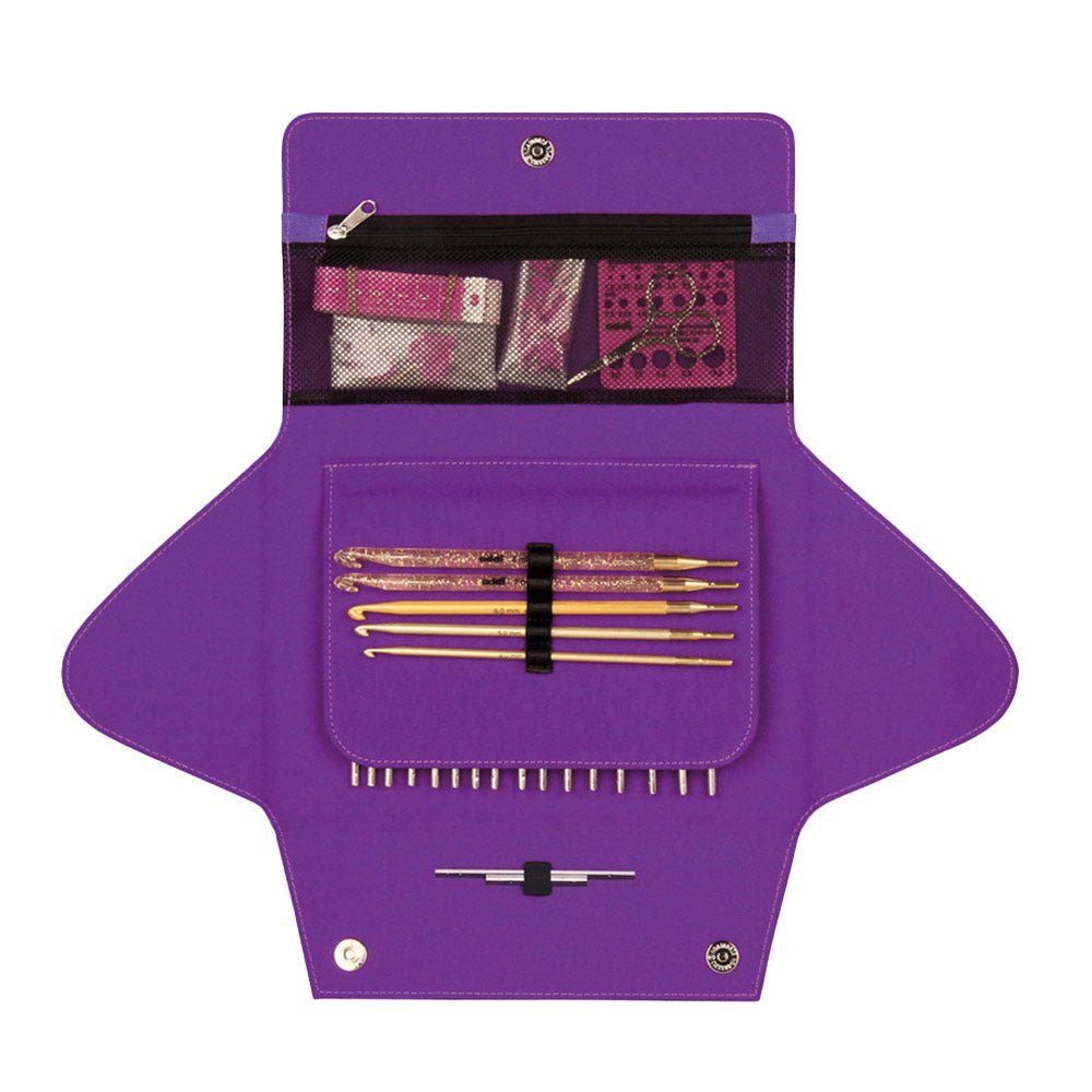 Addi Click x Woolly Hugs Deluxe Knitting & Crochet Kit – 8 Needle Pairs, 5 Hooks, Tools & Case | Knitting yarn shop / dzijas veikals