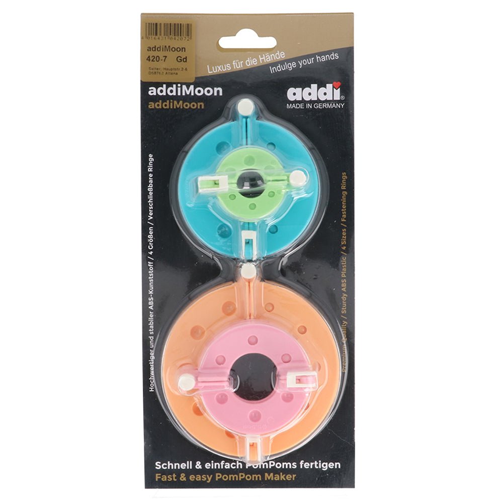 Addi Moon pom - pom ring set | Knitting yarn shop / dzijas veikals