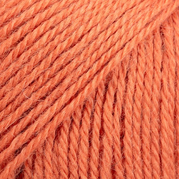 ALPACA UNI COLOUR 2915 dusty orange | Knitting yarn shop / dzijas veikals