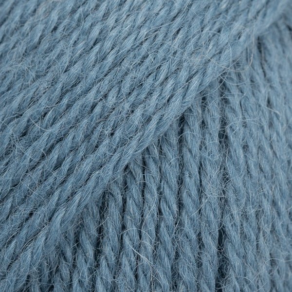 ALPACA UNI COLOUR 6309 jeans blue | Knitting yarn shop / dzijas veikals
