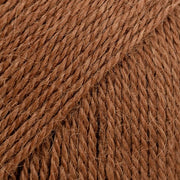 ALPACA UNI COLOUR 9041 copper brown | Knitting yarn shop / dzijas veikals