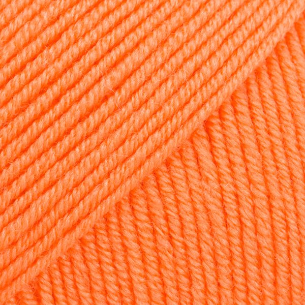 BABY MERINO UNI COLOUR 36 electric orange | Knitting yarn shop / dzijas veikals