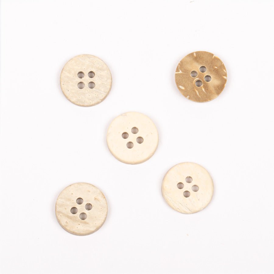 Bleached coconut 15/20/25mm 15mm 802 | Knitting yarn shop / dzijas veikals