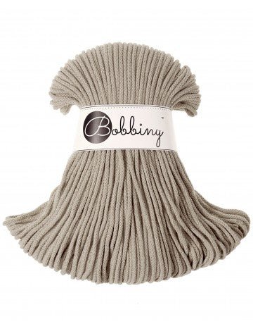 Bobbiny BRAIDED CORDS 3MM Junior Beige | Knitting yarn shop / dzijas veikals