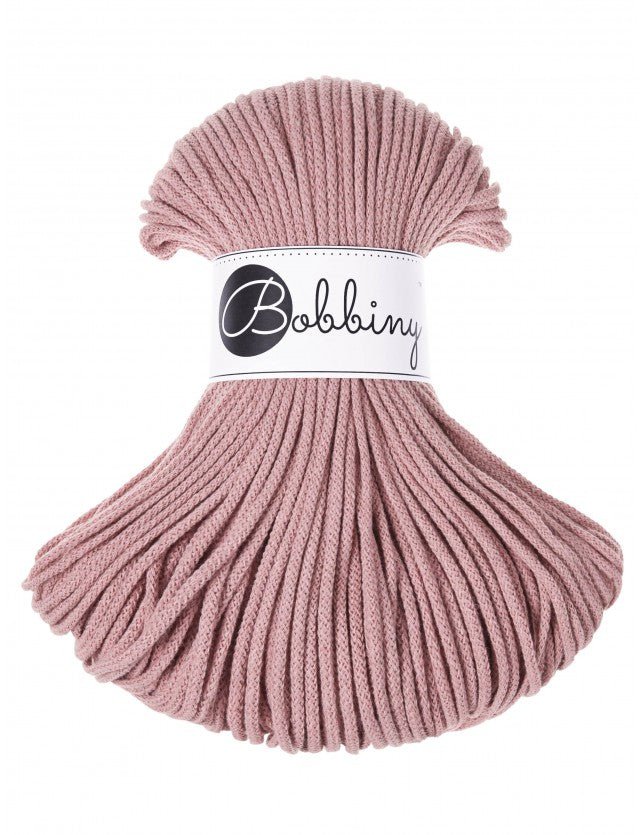 Bobbiny BRAIDED CORDS 3MM Junior Blush | Knitting yarn shop / dzijas veikals