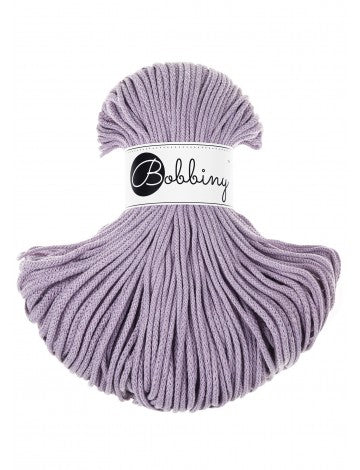 Bobbiny BRAIDED CORDS 3MM Junior Lavender | Knitting yarn shop / dzijas veikals