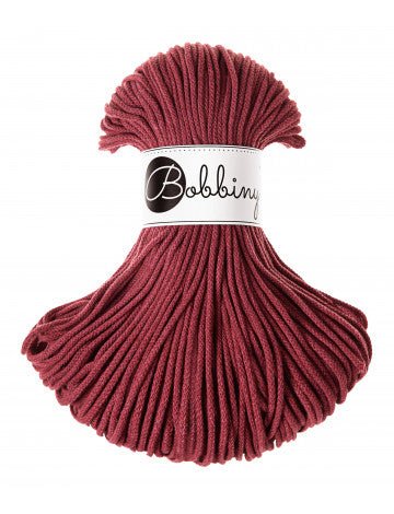 Bobbiny BRAIDED CORDS 3MM Junior Wild Rose | Knitting yarn shop / dzijas veikals