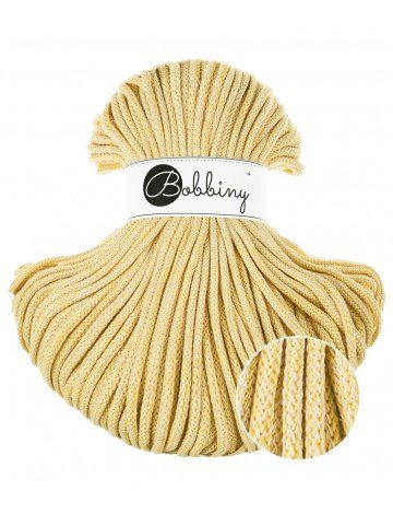 Bobbiny BRAIDED CORDS 5MM Premium Banana shake | Knitting yarn shop / dzijas veikals