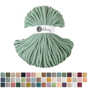 Bobbiny BRAIDED CORDS 9MM JUMBO Aloe | Knitting yarn shop / dzijas veikals