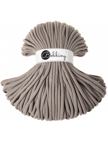 Bobbiny BRAIDED CORDS 9MM JUMBO Coffee | Knitting yarn shop / dzijas veikals