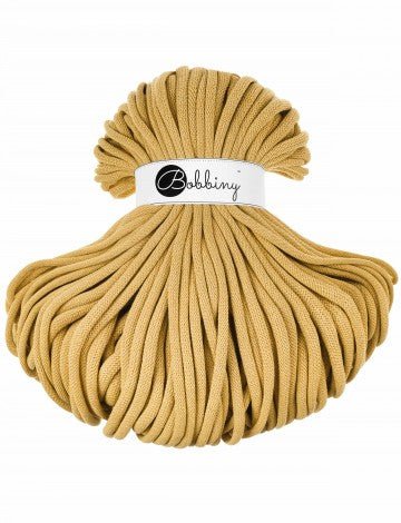 Bobbiny BRAIDED CORDS 9MM JUMBO Honey | Knitting yarn shop / dzijas veikals