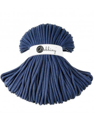 Bobbiny BRAIDED CORDS 9MM JUMBO Jeans | Knitting yarn shop / dzijas veikals