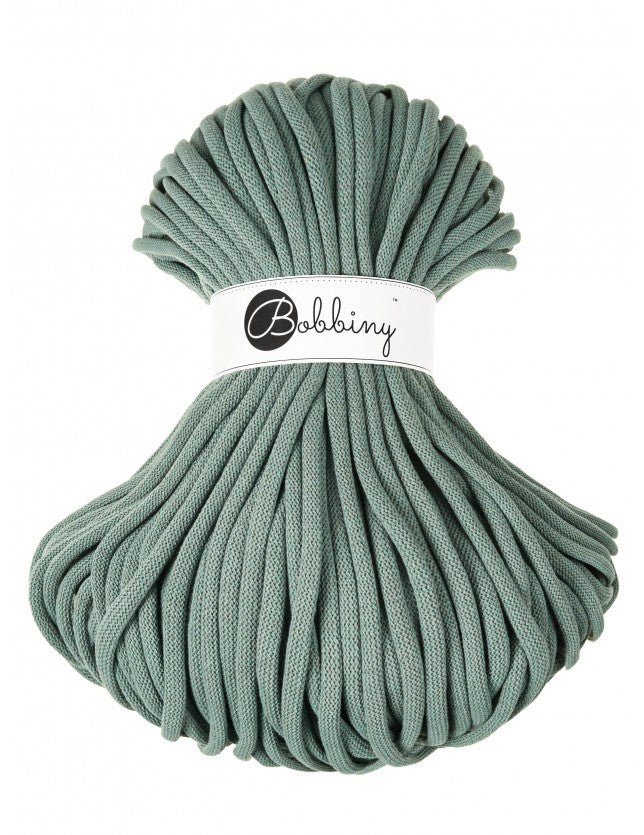 Bobbiny BRAIDED CORDS 9MM JUMBO Laurel | Knitting yarn shop / dzijas veikals