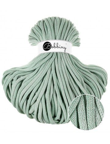 Bobbiny BRAIDED CORDS 9MM JUMBO Mint shake | Knitting yarn shop / dzijas veikals