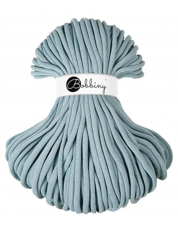 Bobbiny BRAIDED CORDS 9MM JUMBO Misty | Knitting yarn shop / dzijas veikals