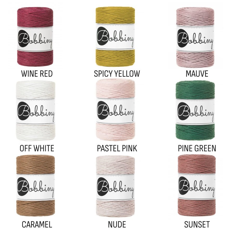 Bobbiny MACRAME CORDS 1,5MM Aloe | Knitting yarn shop / dzijas veikals
