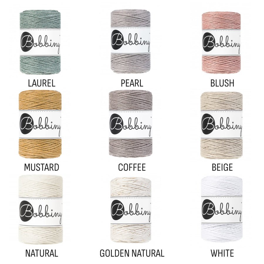 Bobbiny MACRAME CORDS 1,5MM Aloe | Knitting yarn shop / dzijas veikals