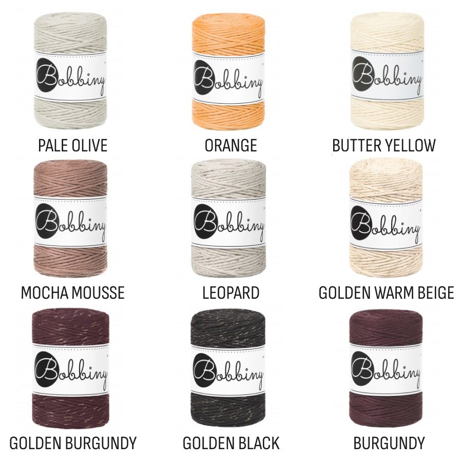 Bobbiny MACRAME CORDS 1,5MM Aloe | Knitting yarn shop / dzijas veikals