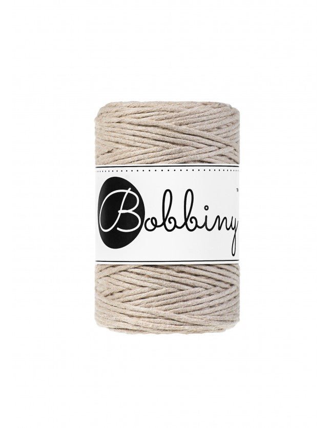 Bobbiny MACRAME CORDS 1,5MM Beige | Knitting yarn shop / dzijas veikals