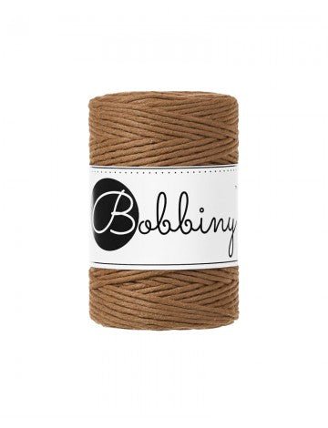 Bobbiny MACRAME CORDS 1,5MM Caramel | Knitting yarn shop / dzijas veikals