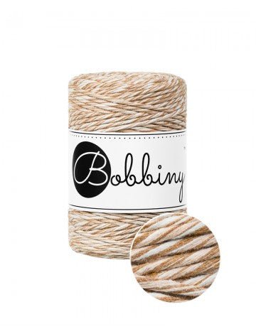 Bobbiny MACRAME CORDS 1,5MM Caramel shake | Knitting yarn shop / dzijas veikals