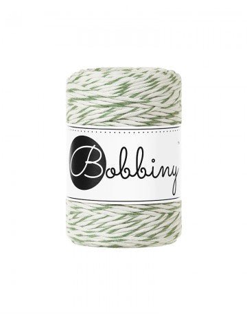 Bobbiny MACRAME CORDS 1,5MM Magic Green | Knitting yarn shop / dzijas veikals