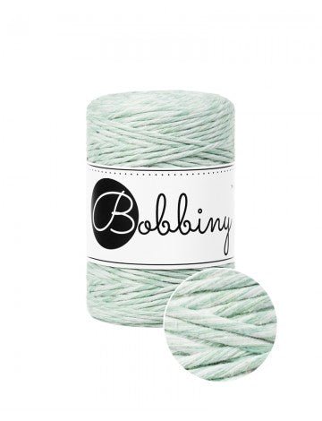 Bobbiny MACRAME CORDS 1,5MM Mint shake | Knitting yarn shop / dzijas veikals
