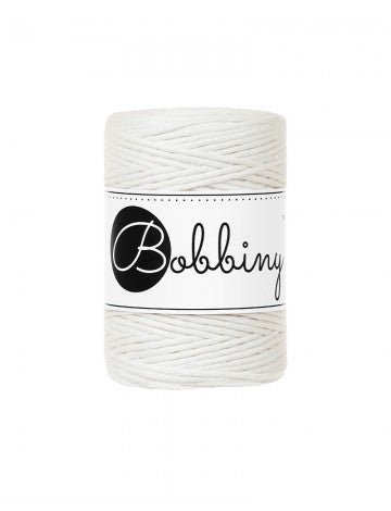 Bobbiny MACRAME CORDS 1,5MM Off White | Knitting yarn shop / dzijas veikals