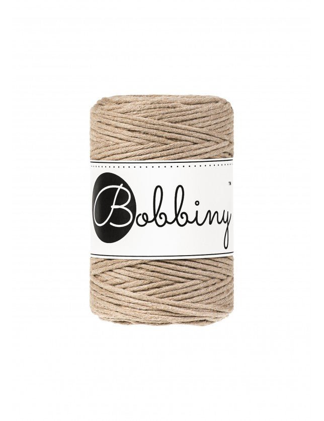 Bobbiny MACRAME CORDS 1,5MM Sand | Knitting yarn shop / dzijas veikals