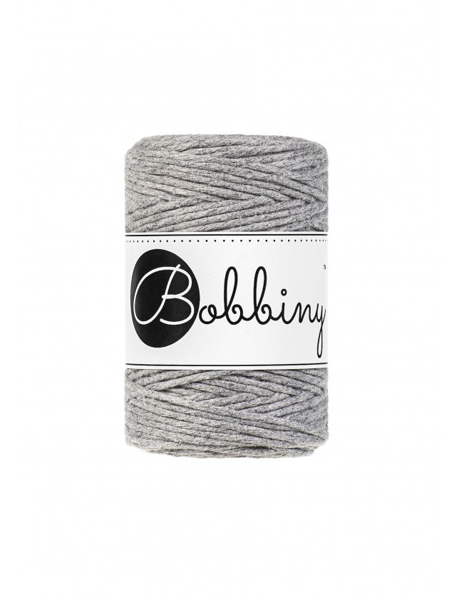 Bobbiny MACRAME CORDS 1,5MM Silver | Knitting yarn shop / dzijas veikals