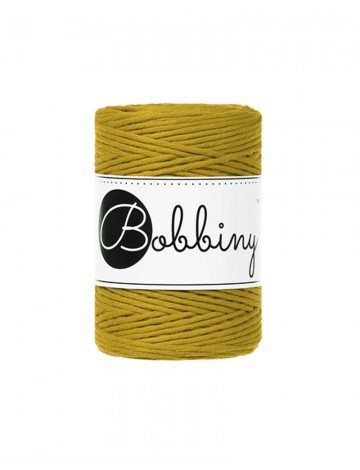 Bobbiny MACRAME CORDS 1,5MM Spicy Yellow | Knitting yarn shop / dzijas veikals