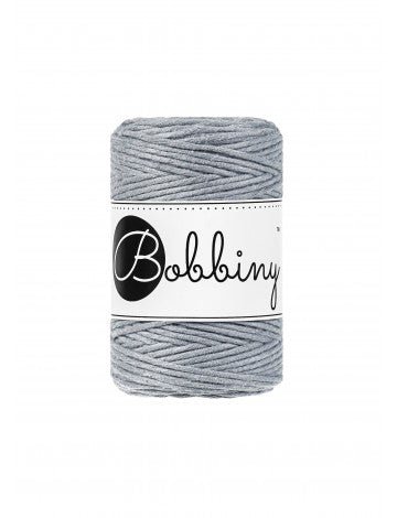 Bobbiny MACRAME CORDS 1,5MM Steel | Knitting yarn shop / dzijas veikals