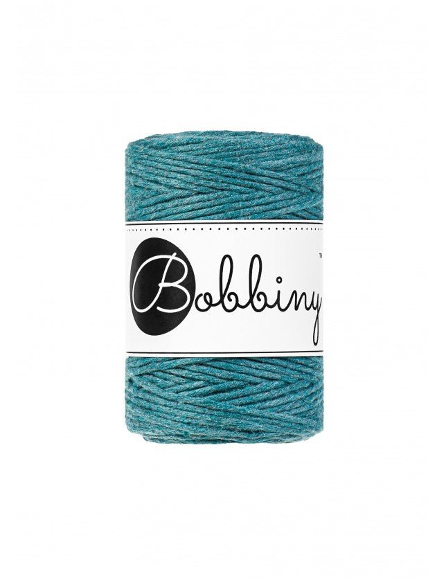 Bobbiny MACRAME CORDS 1,5MM Teal | Knitting yarn shop / dzijas veikals