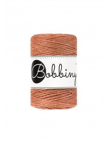 Bobbiny MACRAME CORDS 1,5MM Terracotta | Knitting yarn shop / dzijas veikals