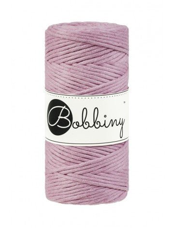 Bobbiny MACRAME CORDS 3MM Dusty Pink | Knitting yarn shop / dzijas veikals