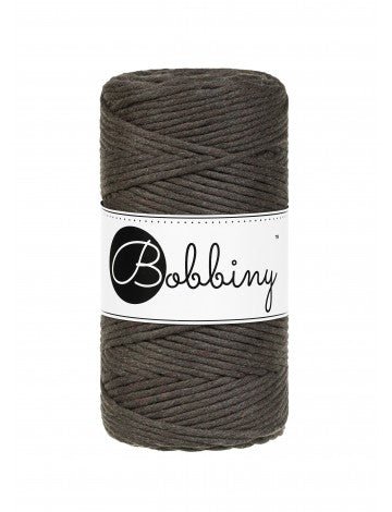 Bobbiny MACRAME CORDS 3MM Espresso | Knitting yarn shop / dzijas veikals