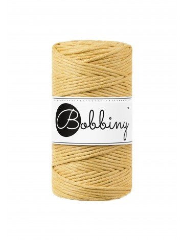 Bobbiny MACRAME CORDS 3MM Honey | Knitting yarn shop / dzijas veikals