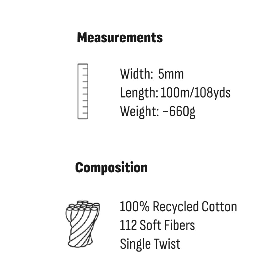 Bobbiny MACRAME CORDS 5MM Aloe | Knitting yarn shop / dzijas veikals