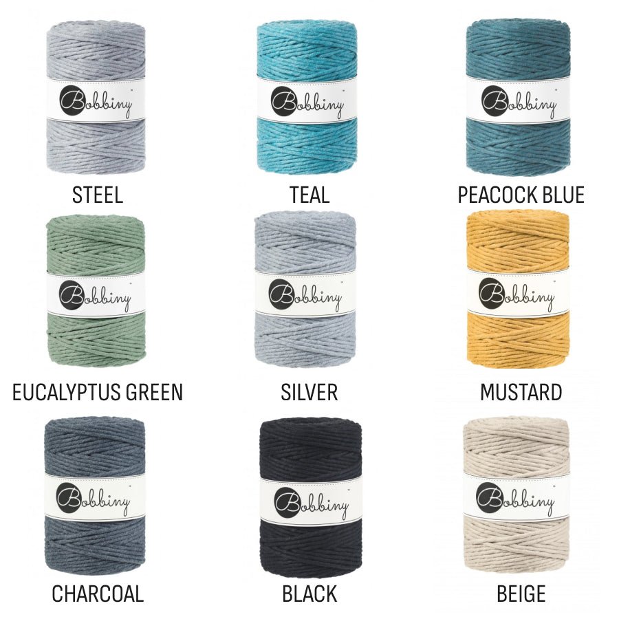 Bobbiny MACRAME CORDS 5MM Aloe | Knitting yarn shop / dzijas veikals