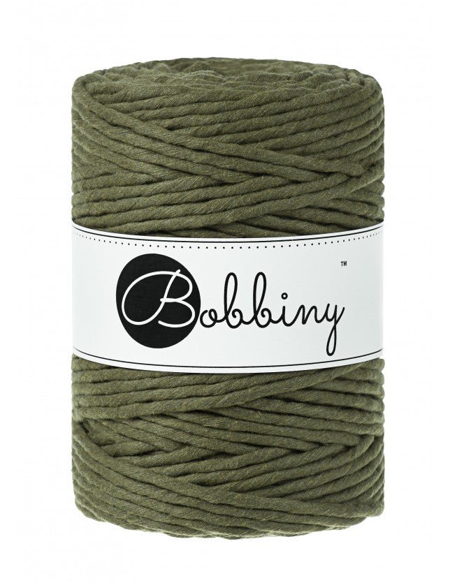 Bobbiny MACRAME CORDS 5MM Avocado | Knitting yarn shop / dzijas veikals