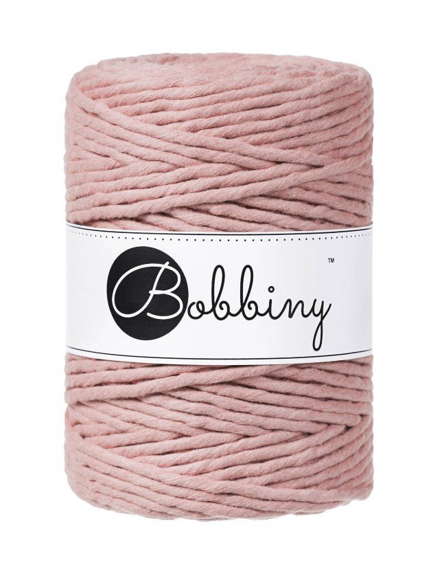 Bobbiny MACRAME CORDS 5MM Blush | Knitting yarn shop / dzijas veikals