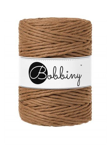 Bobbiny MACRAME CORDS 5MM Caramel | Knitting yarn shop / dzijas veikals