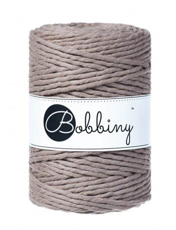 Bobbiny MACRAME CORDS 5MM Coffee | Knitting yarn shop / dzijas veikals