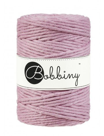 Bobbiny MACRAME CORDS 5MM Dusty Pink | Knitting yarn shop / dzijas veikals