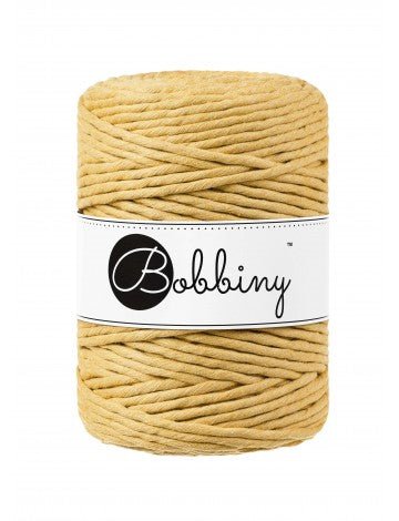Bobbiny MACRAME CORDS 5MM Honey | Knitting yarn shop / dzijas veikals